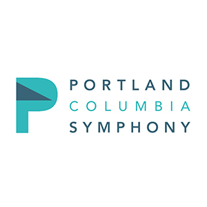 logo for portland columbia symphony