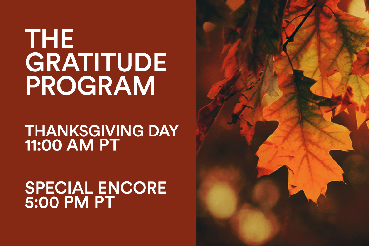 2023 Gratitude Program Thanksgiving Day
